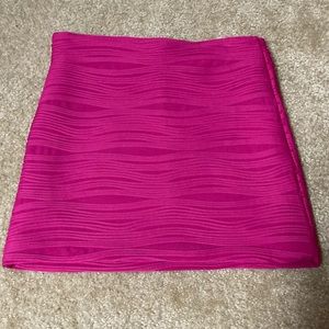 NWOT Hot Gal pink bodycon mini skirt - medium